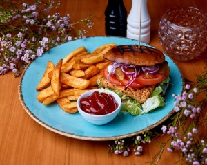 Hamburger di salmone